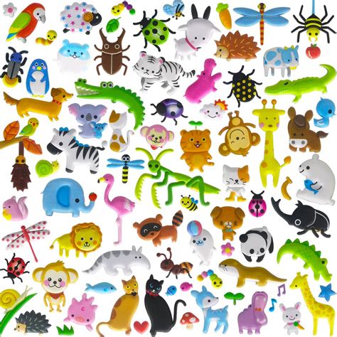 Buy Stickers for Children, 8 Sheets (400+ Pieces) of Animal Stickers ...