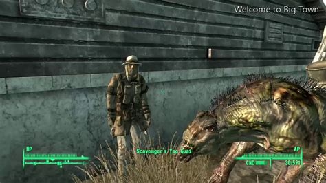 Fallout 3: How to get a tamed Yao Guai and Scavenger trader to ...