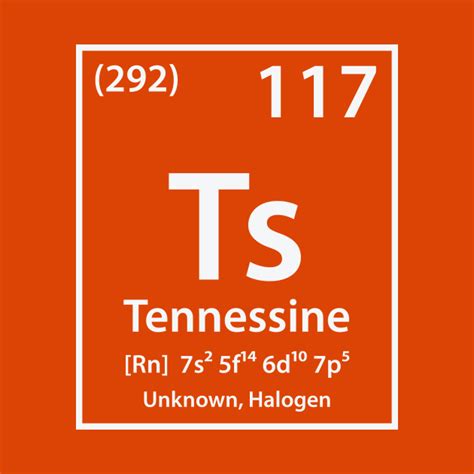 Tennessine Element - Tennessee - Long Sleeve T-Shirt | TeePublic