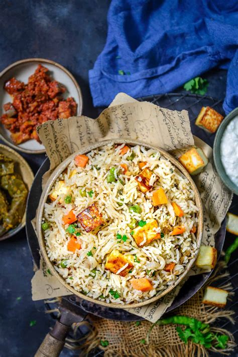 Paneer Pulao Recipe (Step by Step + Video) - Whiskaffair