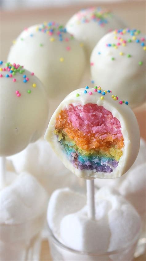 30+ Awesome Image of Starbucks Birthday Cake Pop Recipe - birijus.com | Rainbow cake pops ...