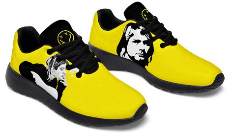 Kurt Cobain Sneakers - Sports Running Shoes – CustomKiks.com