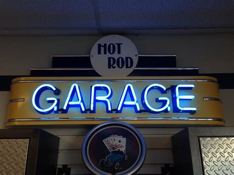 neon signs for garage