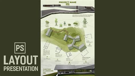 Architecture Layout Presentation by Photoshop (Trình bày đồ án kiến ...