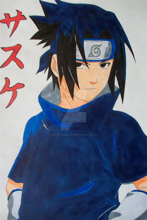 Sasuke Uchiha young -colored- by SakakiTheMastermind on DeviantArt