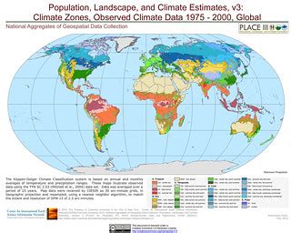 Climate Zones, Observed Climate Data 1976 - 2000, Global | Flickr