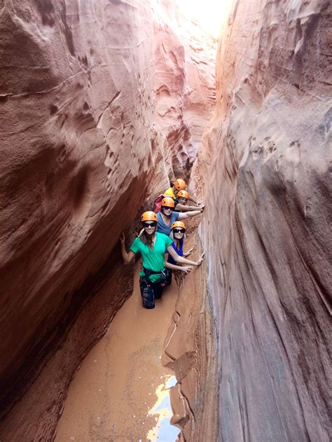 Water and red mud in the slot canyons of Escalante. Epic Fun! #epic # ...