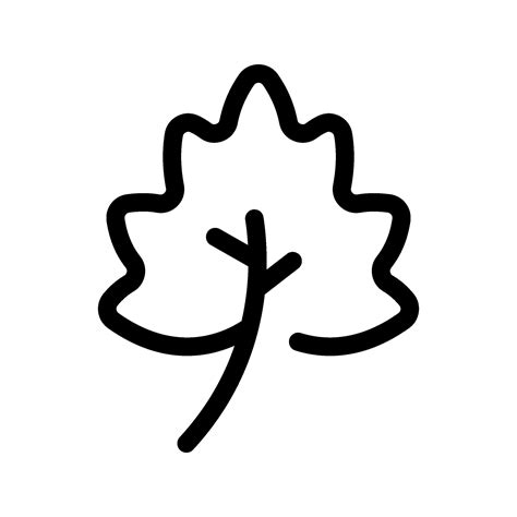 Maple Leaf Icon Vector Symbol Design Illustration 26635584 Vector Art ...