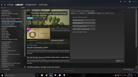 [PC] New ESO Functionality on Steam : r/elderscrollsonline