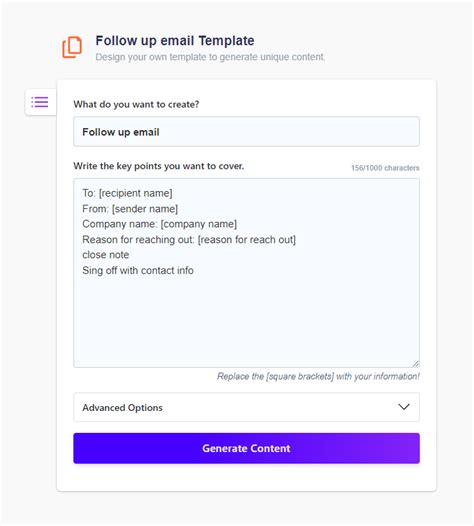 Follow up email Template: AI Generator with Examples - Wordkraft