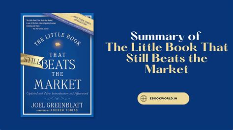 Summary of The Little Book That Still Beats the Market by Joel ...