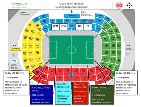 Cape Town Stadium Seating Plan