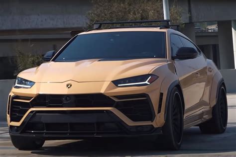 Widebody Desert Sand Lamborghini Urus Looks Spectacular | CarBuzz New Luxury Cars, Super Luxury ...