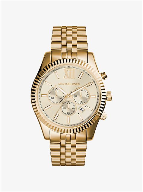 Lexington Gold-Tone Watch | Michael Kors