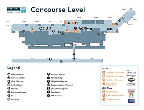 Terminal Layout / Hours of Operation