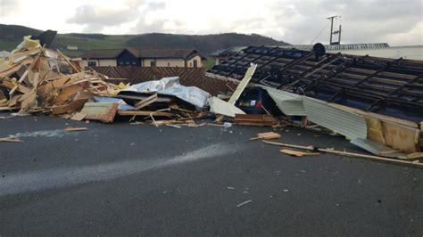 Tornado flips 20 caravans as it rips through Aberystwyth in Wales | Metro News