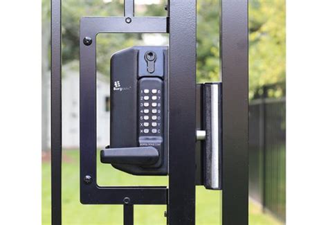 Single or Double-Sided Keypad for Metal Gate Lock with Key Override Function - Snug Cottage Hardware