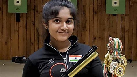 National Shooting Championship: 13-year-old Esha Singh shoots grand treble, outguns Manu Bhaker ...