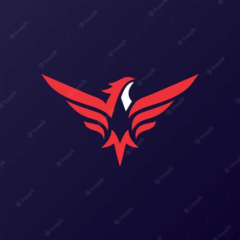 Premium Vector | Red Eagle Logo