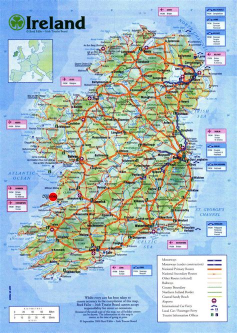 Road Map Of Ireland – Map Of The Usa With State Names