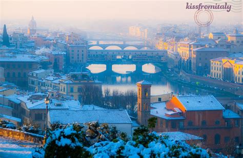 Florence under snow, www.kissfromitaly.com | Christmas in italy, Vacation, Instagram