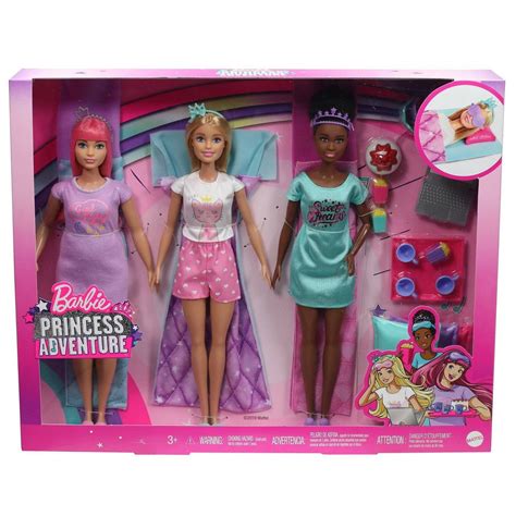 Barbie Princess Adventure Playset with Barbie Doll, Daisy Doll and ...