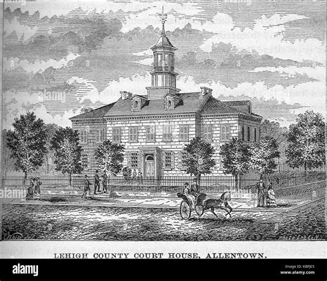 1835 Lehigh County Court House Allentown PA Stock Photo - Alamy