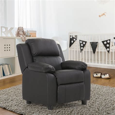 Deluxe Kids Armchair Recliner Sofa with Headrest – By Choice Products