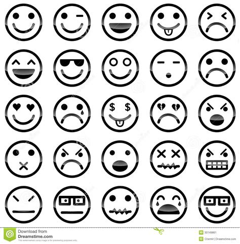 Happy Face Emoji Coloring Sheet