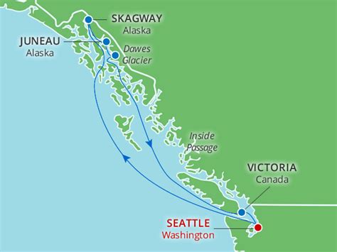 royal caribbean alaska cruise map Cruise details - Cruise Room Ideas