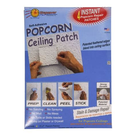 Self-Adhesive Popcorn Ceiling Repair Patch (Item 3059)