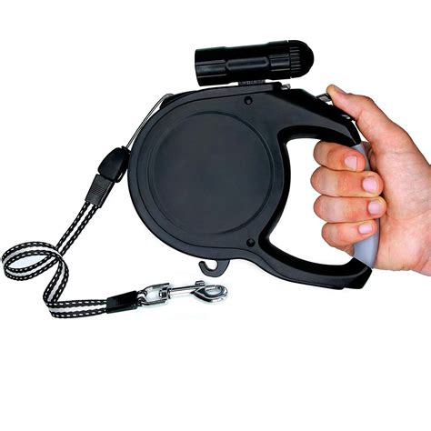 Botique Large Dog Leash Retractable Dog Leash Extra Long 26 ft Big Walking Leash Heavy Duty ...