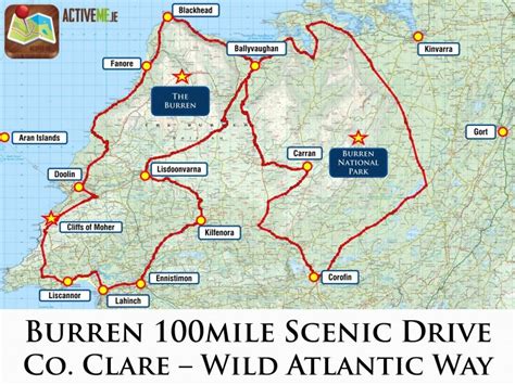 Burren 100 mile Scenic Loop Drive, Co. Clare, Wild Atlantic Way, Ireland | Activeme.ie