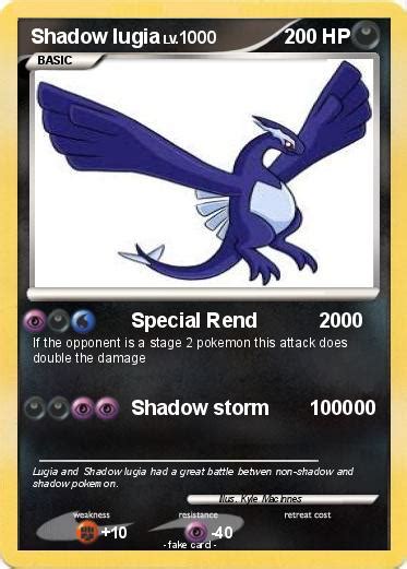 Pokémon Shadow lugia 1538 1538 - Special Rend 2000 - My Pokemon Card