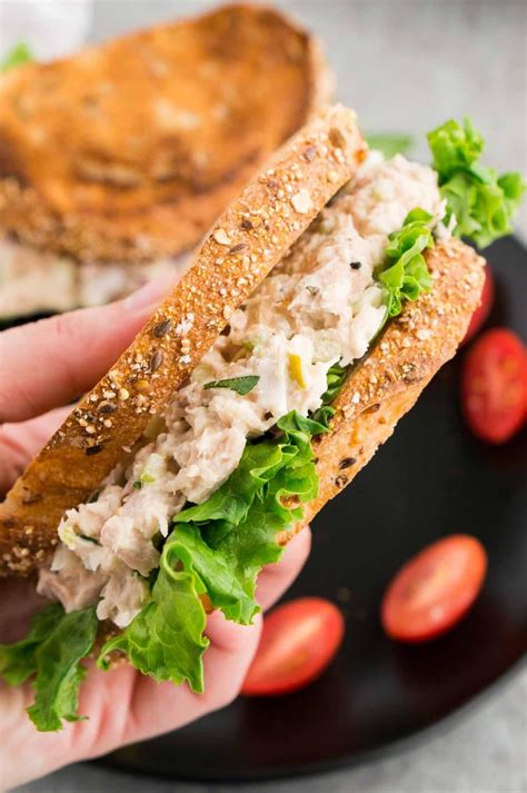 Tuna Salad Sandwich (Quick & Easy Lunch) - Delicious Meets Healthy