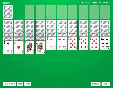 Spider Solitaire 4 Suits - Play Online | Free Solitaire Games