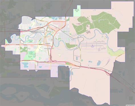 Map of Fairbanks city - Thong Thai Real