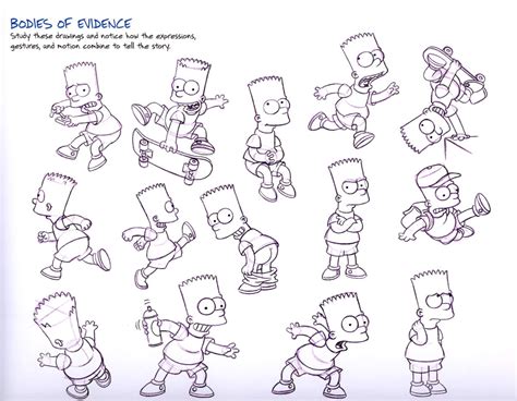 Dibujar The Simpsons Simpsons Drawings Character Model Sheet | Images and Photos finder