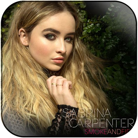 Sabrina Carpenter Smoke And Fire Album Cover Sticker Album Cover Sticker