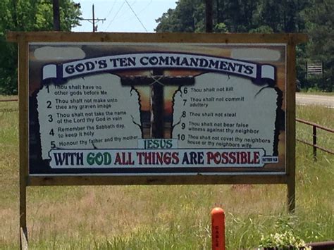 Texas Ten Commandments Sign Is Illegal | TIME