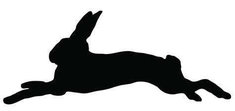 20 Bunny Rabbit Silhouettes and Clip Art | Rabbit silhouette, Bunny silhouette, Clip art vintage