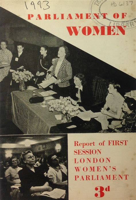 'Parliament of Women: Report of the first session, 1941' Published by ...