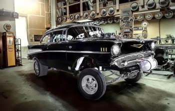 Finished Fast: 1957 Chevy Bel Air Gasser - ThrottleXtreme