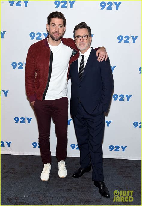 Photo: john krasinski stephen colbert interviews 05 | Photo 4138943 ...