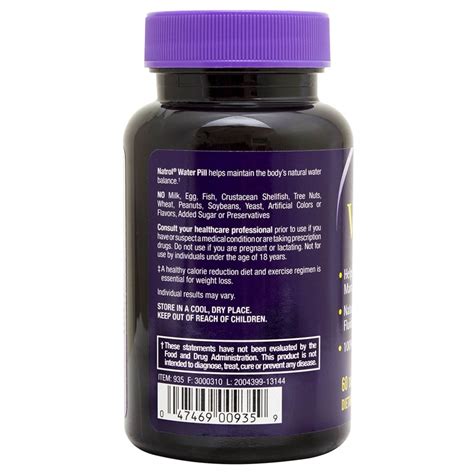 Natrol Water Pill, 60 tabs - NUTRABAY™