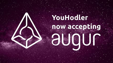 Augur (REP): First Token to Join YouHodler Platform Launches Today | NewsBTC