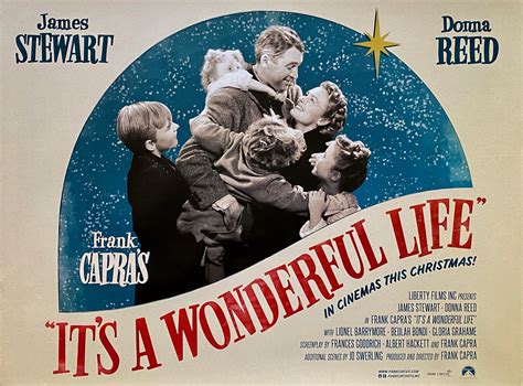 Original It's a Wonderful Life Movie Poster - James Stewart - Frank Capra