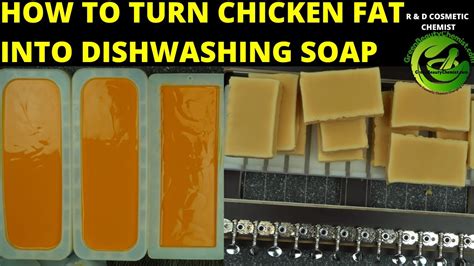 HOW TO MAKE CHICKEN FAT SOAP (RECIPE): TURN YOUR CHICKEN FAT INTO DISHWASHING SOAP - YouTube