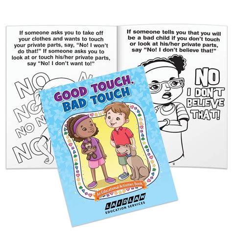 Good Touch Bad Touch Coloring Book - Brown Forion