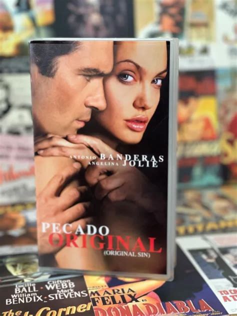 PECADO ORIGINAL, ANGELINA Jolie, Antonio Banderas On VHS Cassette Tape £6.99 - PicClick UK